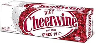 Cheerwine Diet Cherry Soda Soft Drink, 12 oz (12 Pack)