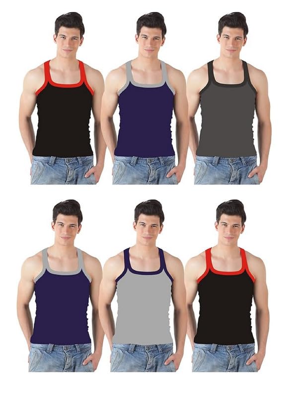 Image of INNERO Stylish Mens Gym Vest Sando Sports Vest