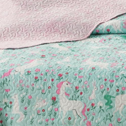 Colcha Cobre leito dupla face Solteiro decoração Premium infantil 2 peças