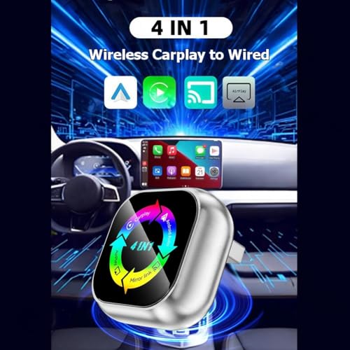 CarPlay inalámbrico dongle USB con Airplay y Mirror Link para Android Auto 3