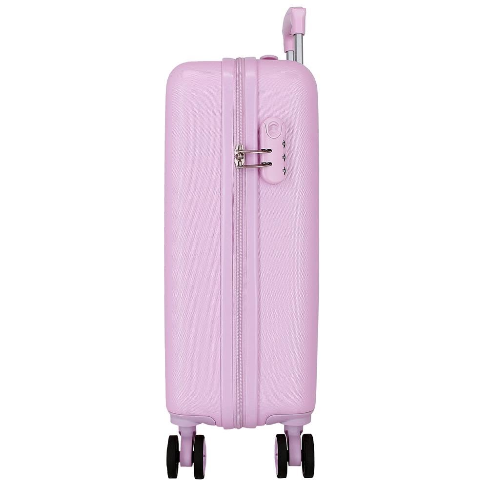 Sanrio Kuromi Retro Pop Viola Valigia da Cabina 38x55x20 cm Rigido ABS Lucchetto a Combinazione Laterale 35L 2.5kg 4 Doppie Ruote