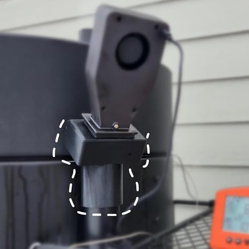 Smoker Fan Adapter for ThermoWorks Billows/Chefs Temp Breezo, Fits Oklahoma Joe Bronco Drum Smoker Air Intake