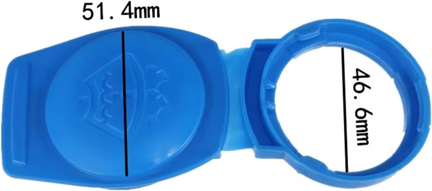 Car Washer Bottle Cap, Wiper Wash Reservoir Cap, for Bora, for Golf, for Polo 2017-2022 1PC Car Fluid Reservoir Cap Windshield Washer Tank Bottle Cover OEM:18G955455A 3Q0955455