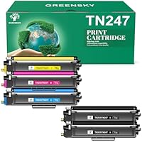 GREENSKY TN247 TN243CMYK Compatible para Toner Brother DCP-l3550CDW TN-243CMYK TN243 Brother hl-l3270cdw DCP-L3550CDW MFC-L3750CDW MFC-L3770CW HL-L3270CDW HL-L3230CDW DCP-L3510CDW HL-L3210CW