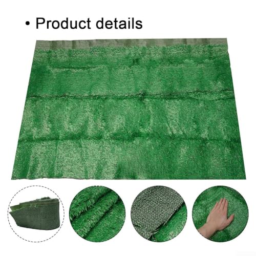 SPORTARC Kunstmatige simulatie gazon, kunstgras tapijt, gras tapijt nep synthetische tuin landschap gazon mat turf, patio gras deur mat (100 x 100 cm) - Afbeelding 6