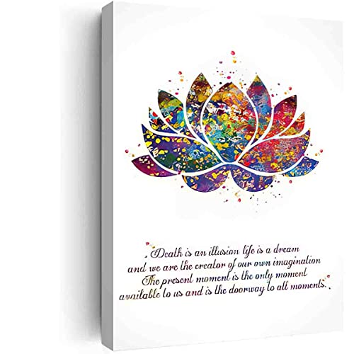 Canvas Wall Art,Quote Watercolor Print Quote Gift for Friends Wall