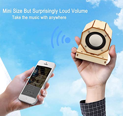 Image of STEM Projects for Kids & Adults Build Your Own Bluetooth Speaker - Science Experiment Electronics Kit | Beginner's Starter DIY Set,STEM Gifts for Teenage Girls + Boys Ages 10 and Up (Single Speaker)