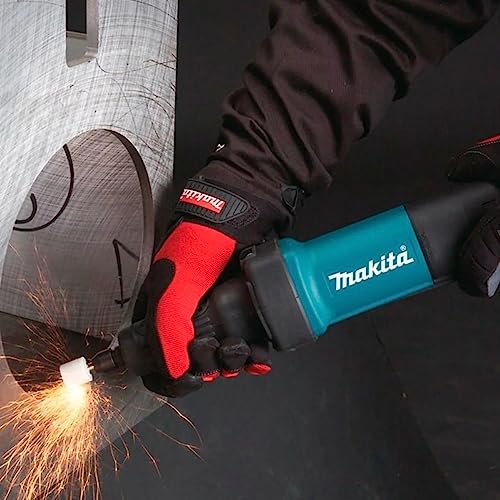 Makita GD0600 1/4" Paddle Switch Die Grinder, with AC/DC Switch, Blue