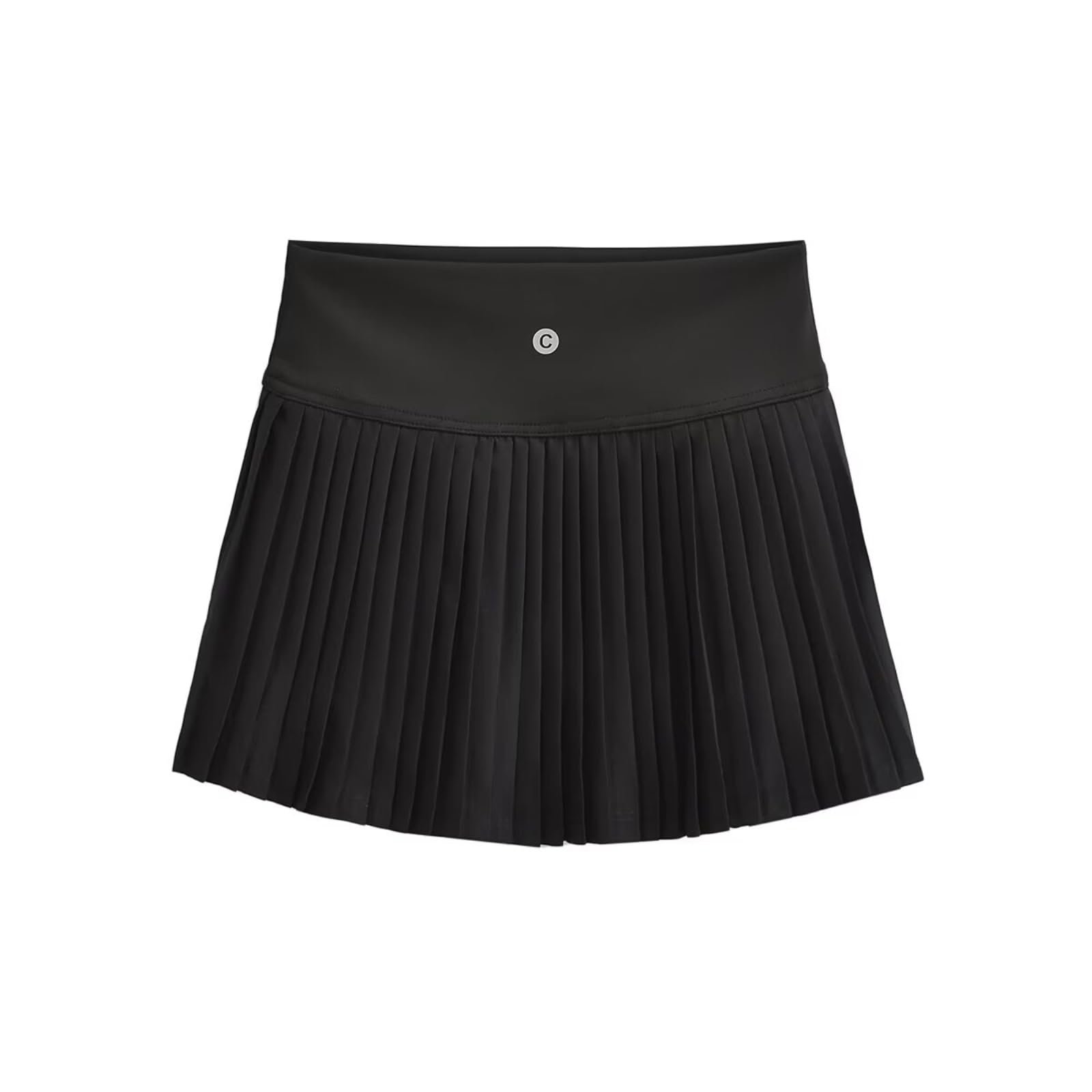Damska spódnica tenisowa seksowna i lekko dzika z wysokim stanem akordeon plisowana slim fit