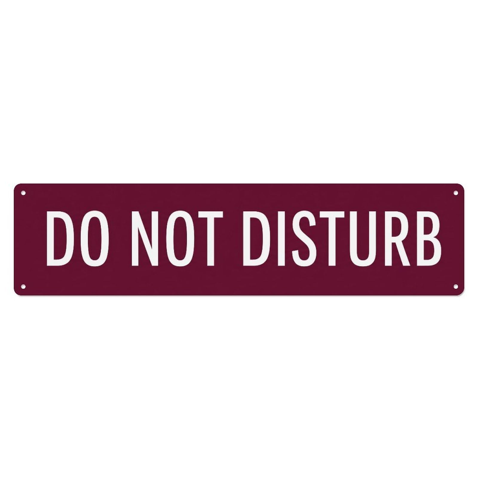 Metal Tin Sign Do Not Disturb Privacy
