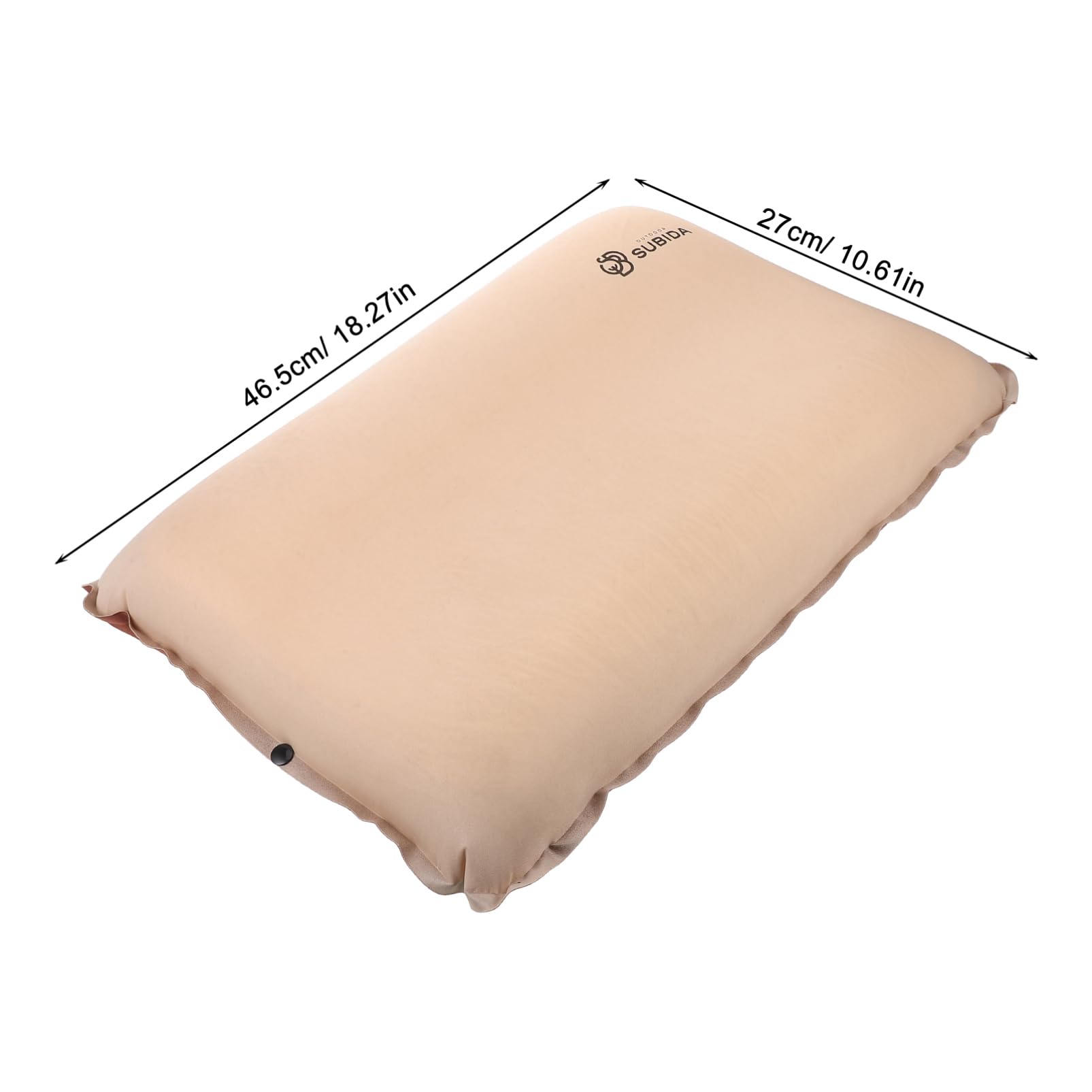 WOONEKY Almohada Inflable para Senderismo Ultraligera de Tela Elástica
