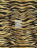  2022-2026 Monthly Planner And Organizer: 5 Years Calendar Planner Journal AT-A-GLANCE Minimalist Design Black Gold Tiger Print Cover: Dream 60-Months ... Planner Independently Cute Pocket Planner