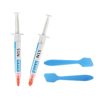 Imdinnogo 2Pcs Boron Nitride Paste 3D Printer Accessories Must-Have Tool Improve Heat Conduction: 2x4cc/2x4g Thermal Silicone Grease Maintain Stable Temperature for Hotter 3D Printing Heatbreak Bczamd