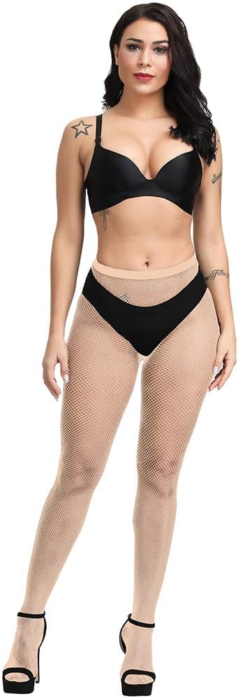 Fishnet Stockings Lace Patterned Tights High Waist Pantyhose Fishnets for Women image 4