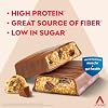 Atkins Strong Chocolate Chip Cookie Dough High Protein Bars, 20g Protein, 2g Sugar, 4 Count (Pack of 6)