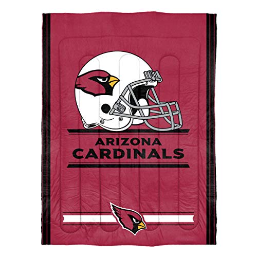 Northwest NFL Arizona Cardinals Comforter and Sham Set, Full/Queen, Safety