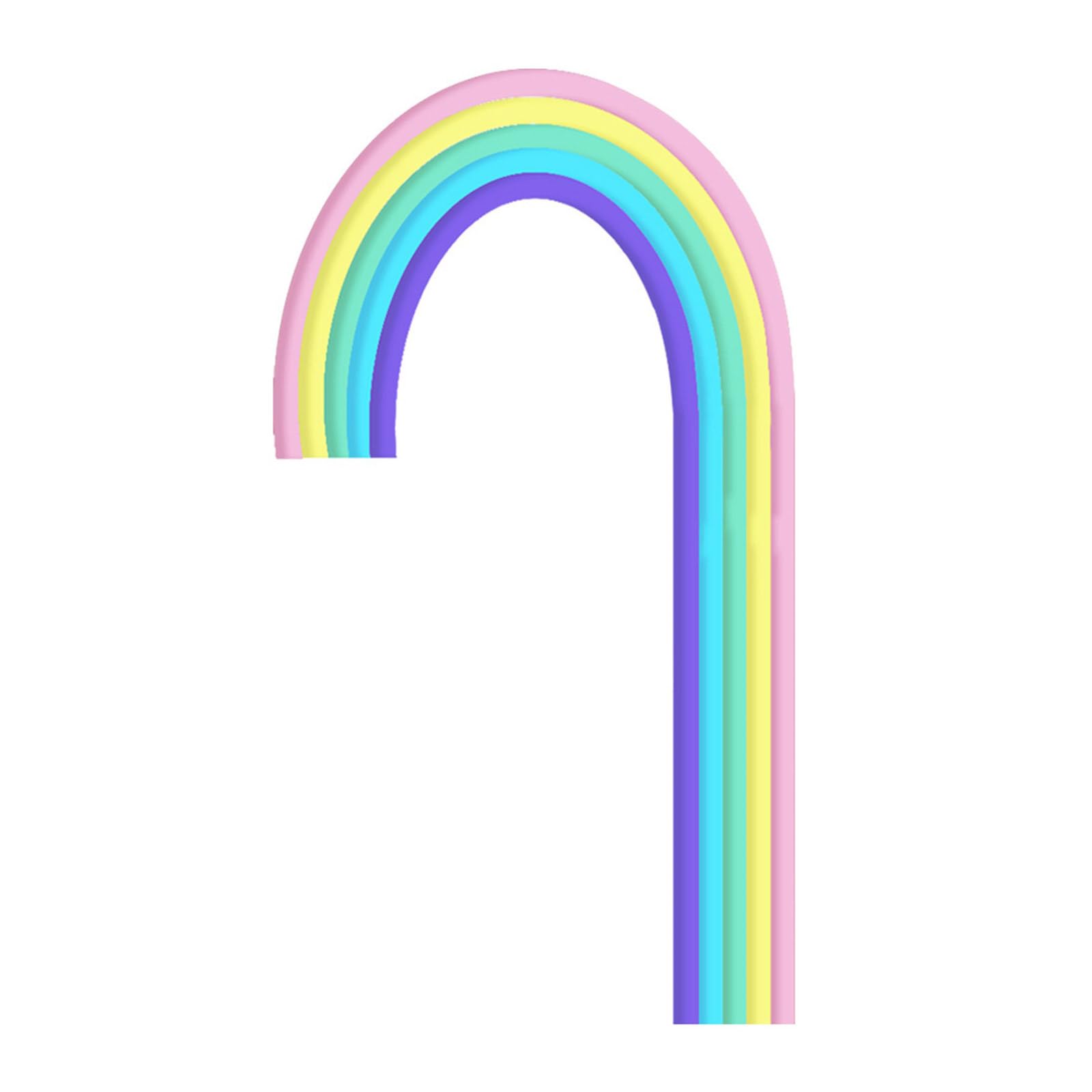 Decorazione per torta multiuso, arcobaleno, decorazione per feste di compleanno, accessori per feste, uso multiuso, decorazione