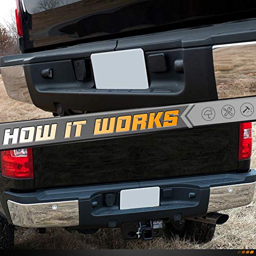 HERCOO License Plate Lights Lamp Lens Black Housing Compatible with Silverado Sierra Avalanche Suburban Escalade Yukon Step Bumper Truck Clips Aftermarket, Pack of 2 by HERCOO - Image 3