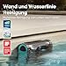AIPER Scuba S1 Poolroboter Boden und Wand, Kabelloser Poolsauger mit Wandklettern, Intelligenten Navigation 2.0, 150 Minuten Batterielaufzeit, Poolreiniger für Eingelassene Pools bis zu 150㎡