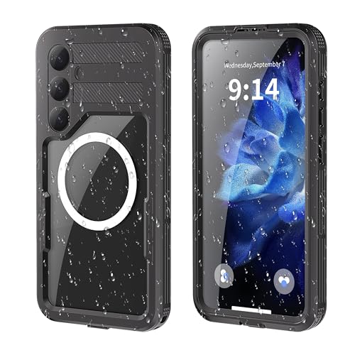 Coque étanche pour Samsung S25 intégrale IP68 noire antichoc