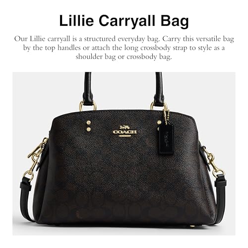 Coach MINI Lillie Carryall, IM/Walnut/Black2