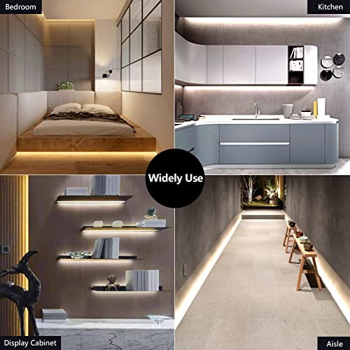 Image of COB LED Strips 2700K-6500K,16.4ft Dimmable Ultra Bright Flexible White LED Strip Lights, 6000LM Tape Lights Kit, CRI 90+, DC 24V LED Lights for Bedroom, TV Backlight, Kitchen, DIY Lighting