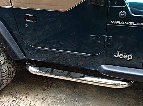 Nerf Bars MaxMate 3" para Jeep Wrangler 1987-2006 miniatura 1