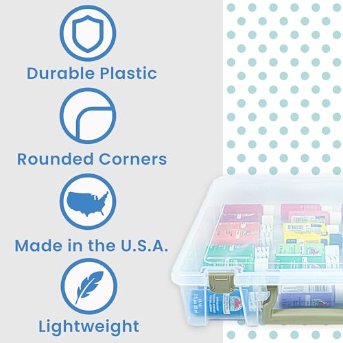 Image of ArtBin Super Satchel 1-Compartment Craft Storage Box, Clear