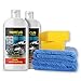 Produktbild ABACUS® 2x 500 ml Politex - Lackversiegelung mit Carnaubawachs mit Tuch und Schwämmen (7043)