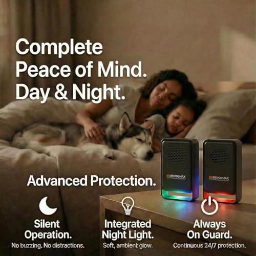 Image of Ultrasonic Pest Control Repeller - Electronic & Ultrasound, Indoor Plug-in Repellent - Get rid of - Rodents, Mice, Squirrels, Bats, Insects, Bed Bugs, Ants, Fleas, Spiders, Roaches (3 Pack, Black)