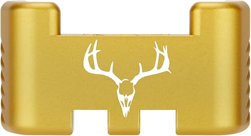 NDZ Performance Slide Racker Assist Cover Plate for Glock Gen 1-5 Models in 9mm .40 & .357 Laser Engraved in Gold - Choose Design