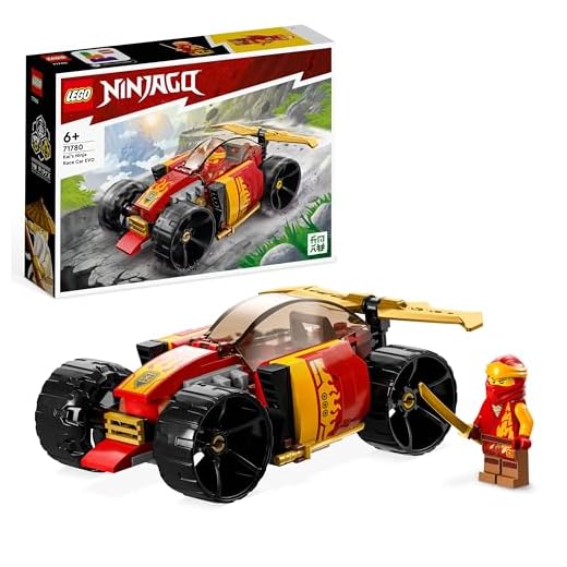 LEGO 71780 NINJAGO Kai’s Ninja Race Car EVO 2in1 Racing Car Toy to Off-Road Vehicle, Model Building Set for Kids, Boys and Girls Aged 6 Plus, Birthday Gift Idea
