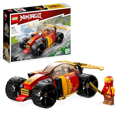LEGO 71780 NINJAGO Auto da Corsa Ninja di Kai - EVOLUTION, Set 2in1 con Macchina Giocattolo e Fuoristrada, Giochi per...
