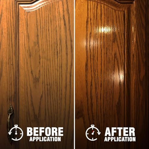 Milsek Furniture Polish and Wood Cleaner with Cinnamon Raspberry Scent - for Home and Household from Hardwood Floors to Kitchen Cabinets - 12 Fl Oz (Pack of 2) with Microfiber Towel