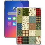 Gmeyutqy Clear Case for Samsung Galaxy Tab S11 Ultra 2025 14.6" SM-X936B/SM-X930, Ultra Slim Lightweight TPU Soft Transparent Cover for Galaxy Tab S11 Ultra, Fabric Pattern Collage