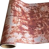 Gumney Rusty Pattern Car Vinyl Wrap 11.8 x 59 Inch Car Paint Protection Film Self Adhesive Vinyl Decals for Vehicle Motorbike Boat Body