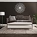 DHP Tokyo Daybed and Trundle with Metal Frame, Twin Over Twin Size, Brushed Bronze
