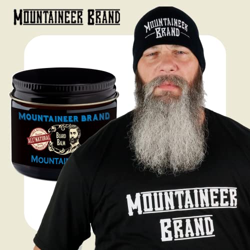 Mountaineer Brand Beard Balm For Men | All Natural Leave-In Conditioner To Moisturize Dry Itchy Skin | Beard Butter Hydrates, Softens And Tames Flyaway Hair | Adds Shine | Wv Coal 2Oz #TOP1