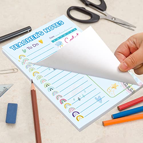 ceiba tree Teacher Notepad 2 Pack To Do List Memo Pads Teachers Appreciation Gift Bulk Stationery Checklist Note Pads for School Classroom Supplies - Thumbnail 2