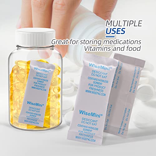 Wisesorb 60Pcs 10g Silica Gel Packets, Food Safe Desiccant Moisture