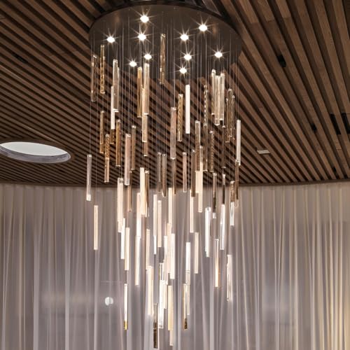 Image of LANIAKEA 6PCS Clear Polycarbonate Tube, 1.5 inch (40mm) Diameter Round DIY Plastic Tubing, 13 inch(330mm) Length Rigid Storage Tube,5 /64 inch (2mm) Wall