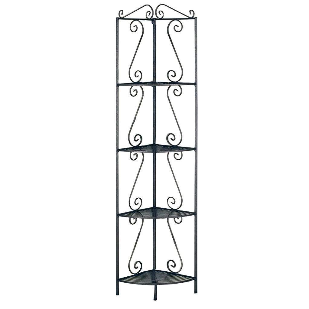 Coaster Home Furnishings Corner Bookcase with Decorative Scrolls Copper