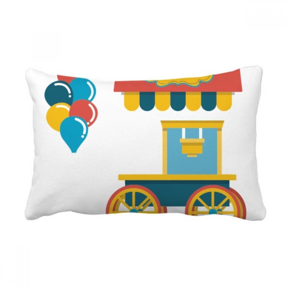 Coussin lombaire hot dog 40x60 cm oreiller de canapé multicolore pour décoration de salon