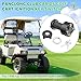 Panglong Club Car Ignition Switch, Golf Cart Key Switch 2-PIN, Fit 1996-up Club Car DS 36V or 48V Electric Golf Cart, Replace OEM# 101826201