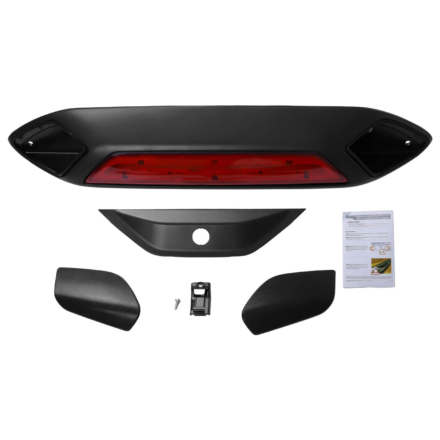 923-127 High Mounted Third Brake Light Compatible with Ford Transit 150 250 350 350HD 2018 2019, Rear Center LED 3rd Stop Lamp Replacement Part, New |