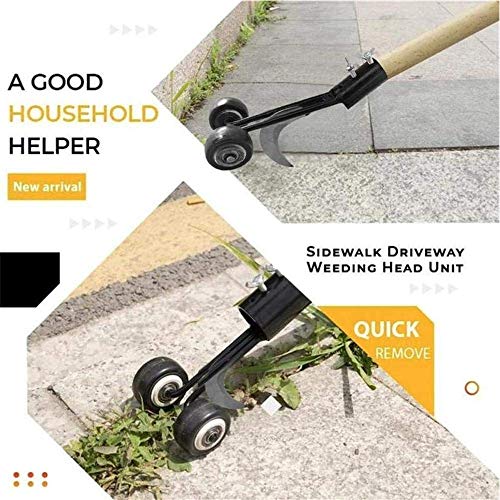 Weed Puller Tool with Wheels, Stand Up Weeding Tools for Garden Patio Backyard Lawn Sidewalk Driveways Weeds (1)