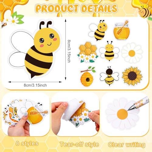 Stylos abeilles avec mini notes adhésives résout le manque d'organisation - 2