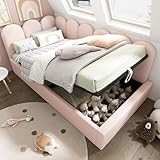 Revêtement en velours doux et choix de coloris : Entièrement rembourré de velours agréable au toucher, ce lit offre un dossier capitonné pour un confort optimal en position assise ou allongée. Disponible en 3 teintes raffinées : beige neutre,rose tendre et gris, pour s’harmoniser avec tous les styles décoratifs.