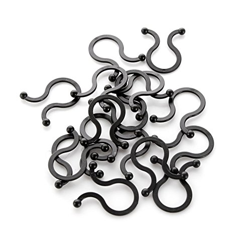 Toosunny 50 Pack PP Twist Ties,Reusable Cable Ties Assorted Size (D:11mm and 18mm) Cable Ties Cord Organizer Cord Management for Household, Office, Travel - Thumbnail 5