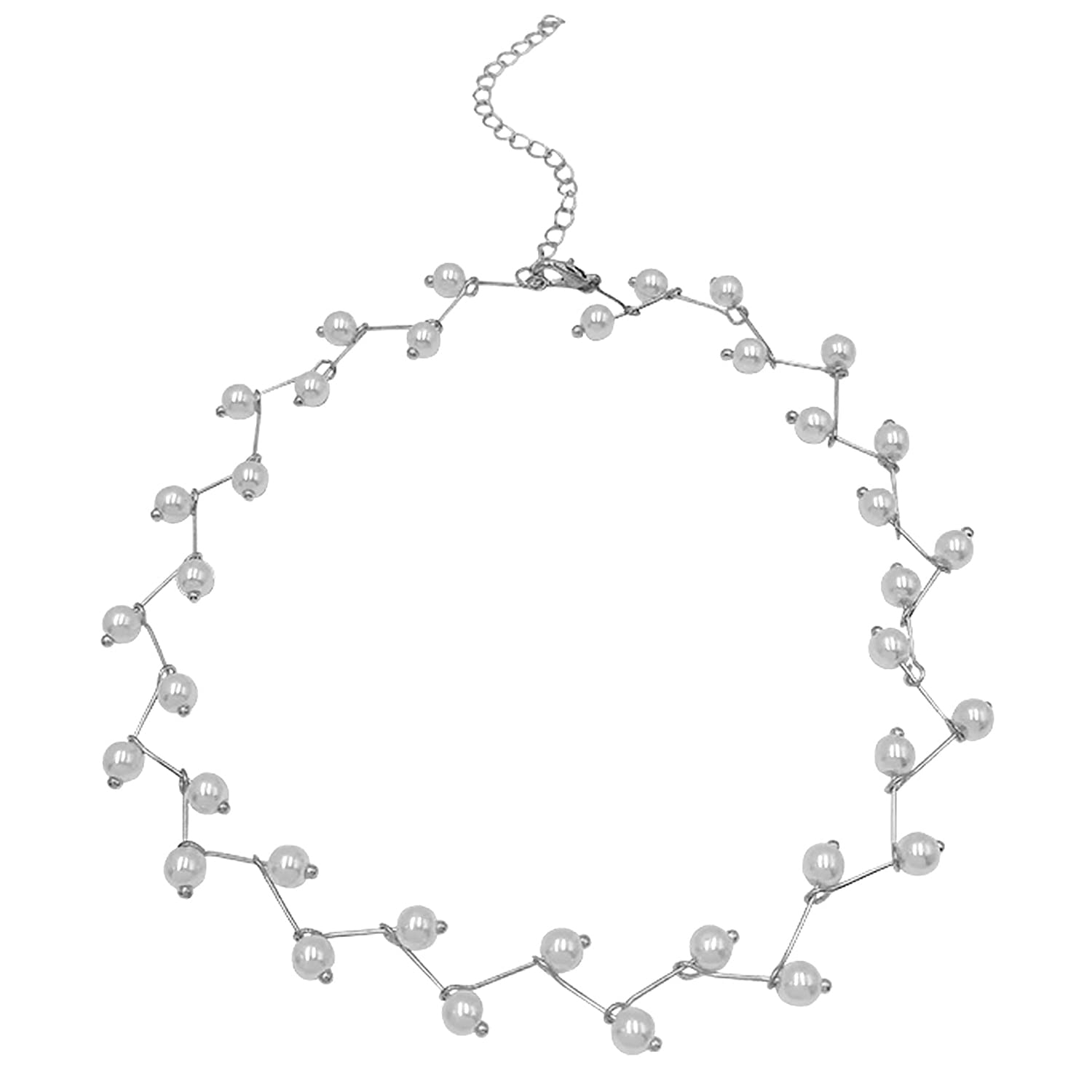 Peora Silver Plated CZ Studded Leaf Shape Necklace Fashion Wear Stylish Jewellery Gift for Girls & Women (PX9N44) - Valentines Gift for Her|Rakhi Rakshabandhan Gift for Sister Bhabhi, Gifts for Women (B0BVF1JDN2) Amazon Price History, Amazon Price Tracker